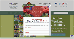 Desktop Screenshot of brockfarms.com